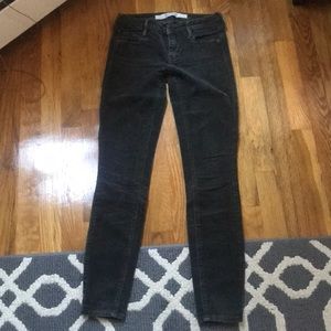 Brandy Melville Corduroy dark grey pants